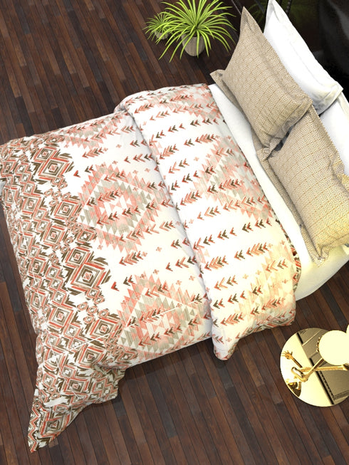 The White Moss DC London Double Bed 100% Cotton bedsheet with 2 pillow covers